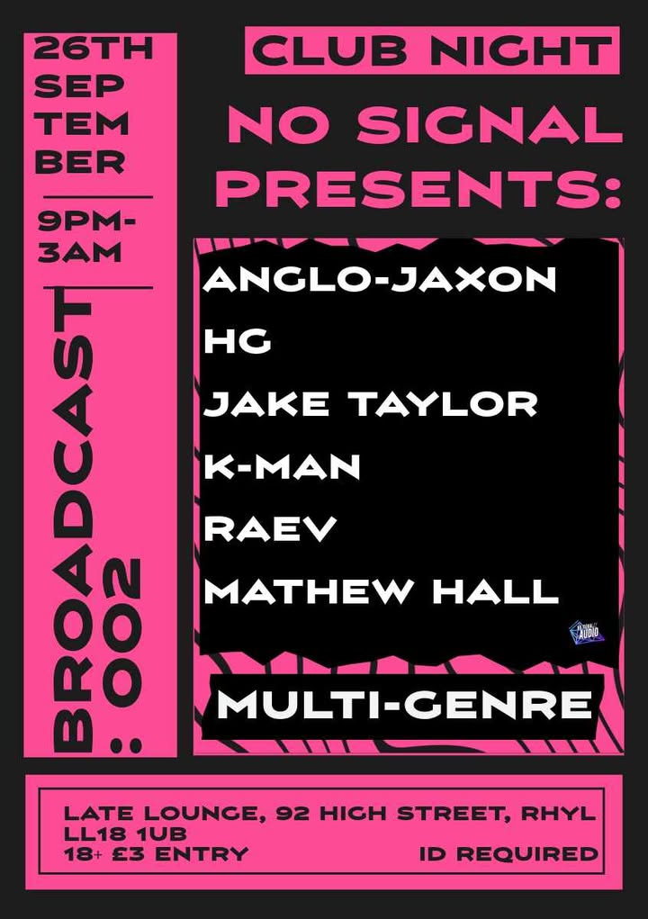 No Signal Presents: Club Night