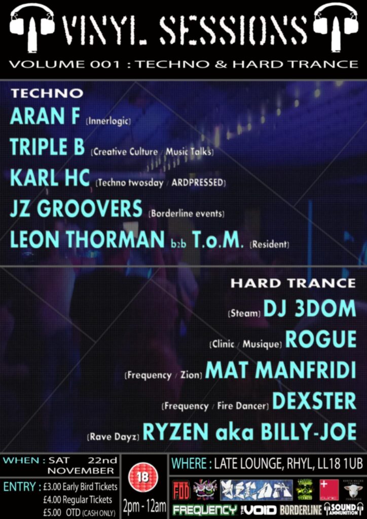 Vinyl Sessions: Techno & Hard Trance