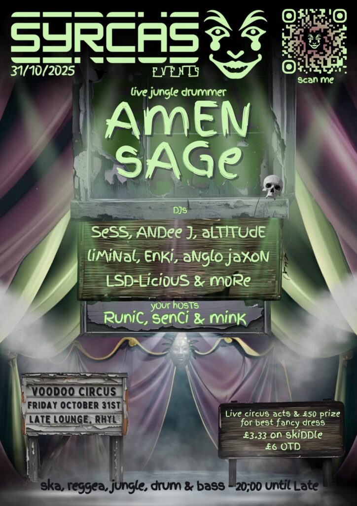 Syrcas Events: Ska, Reggae, Jungle, Drum & Bass